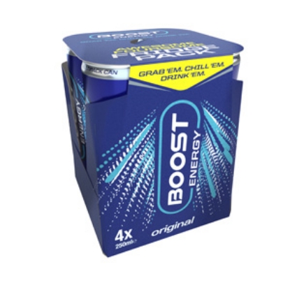 Picture of 250 Boost Energy Can Multi 4pk x6 DRS